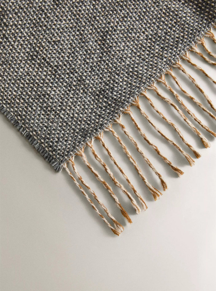 Wood And Alpaca Blanket