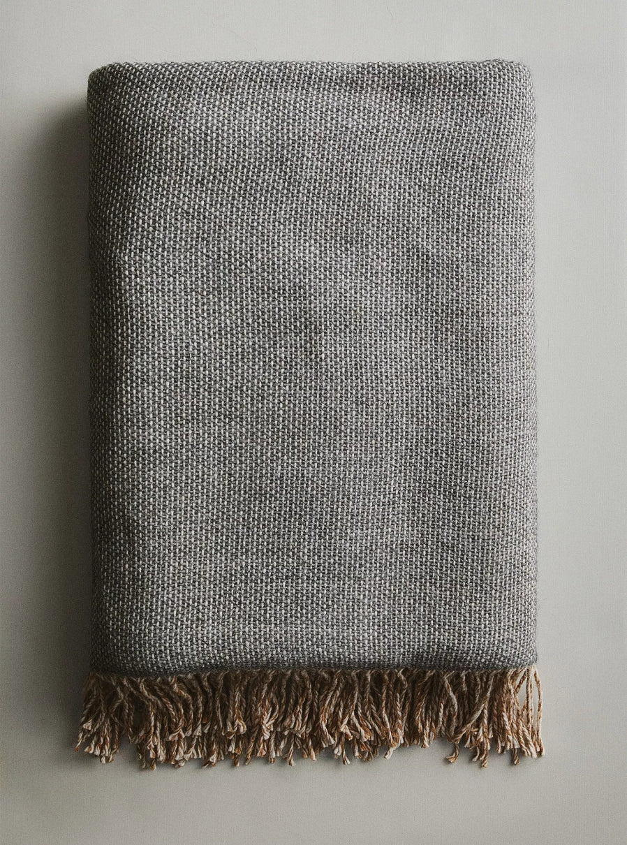 Wood And Alpaca Blanket
