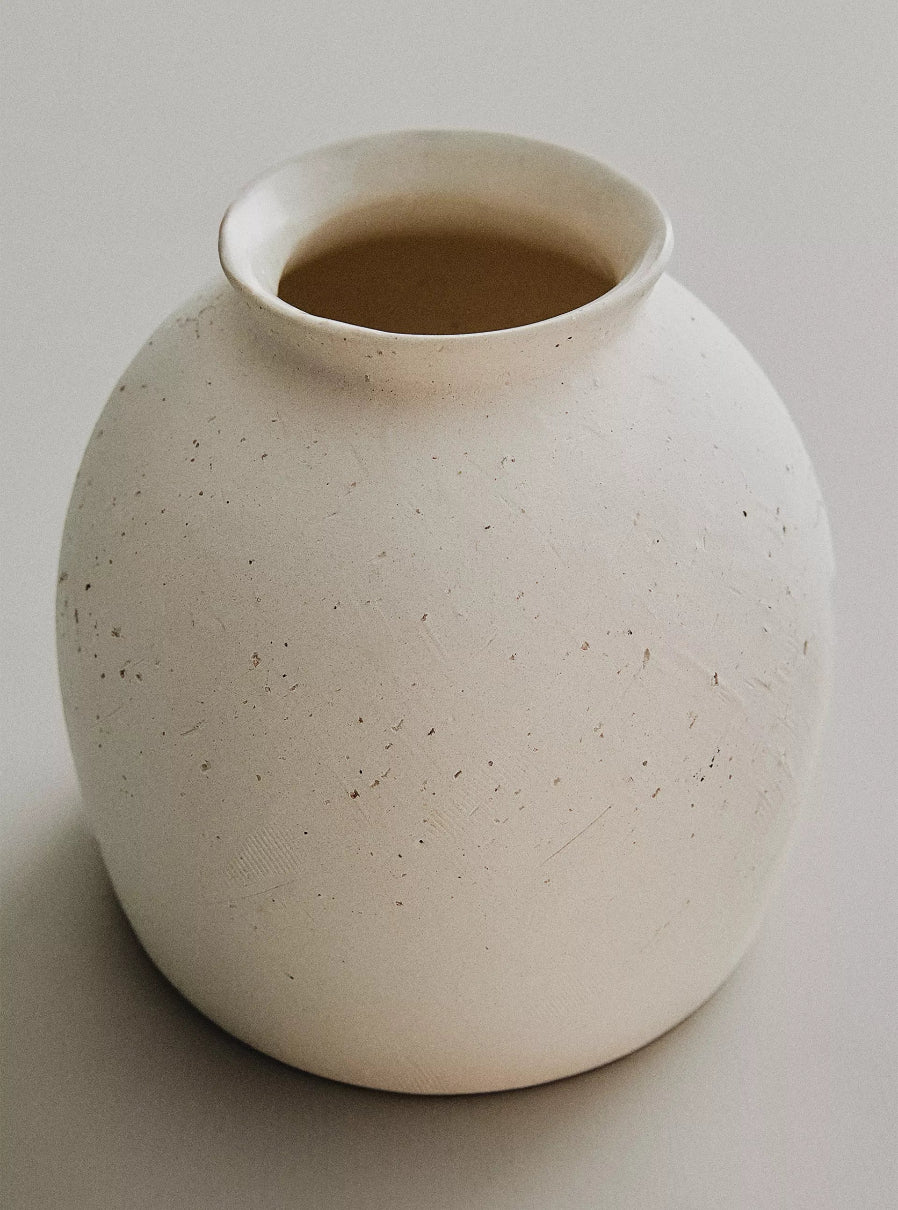 Round Ceramic Vase