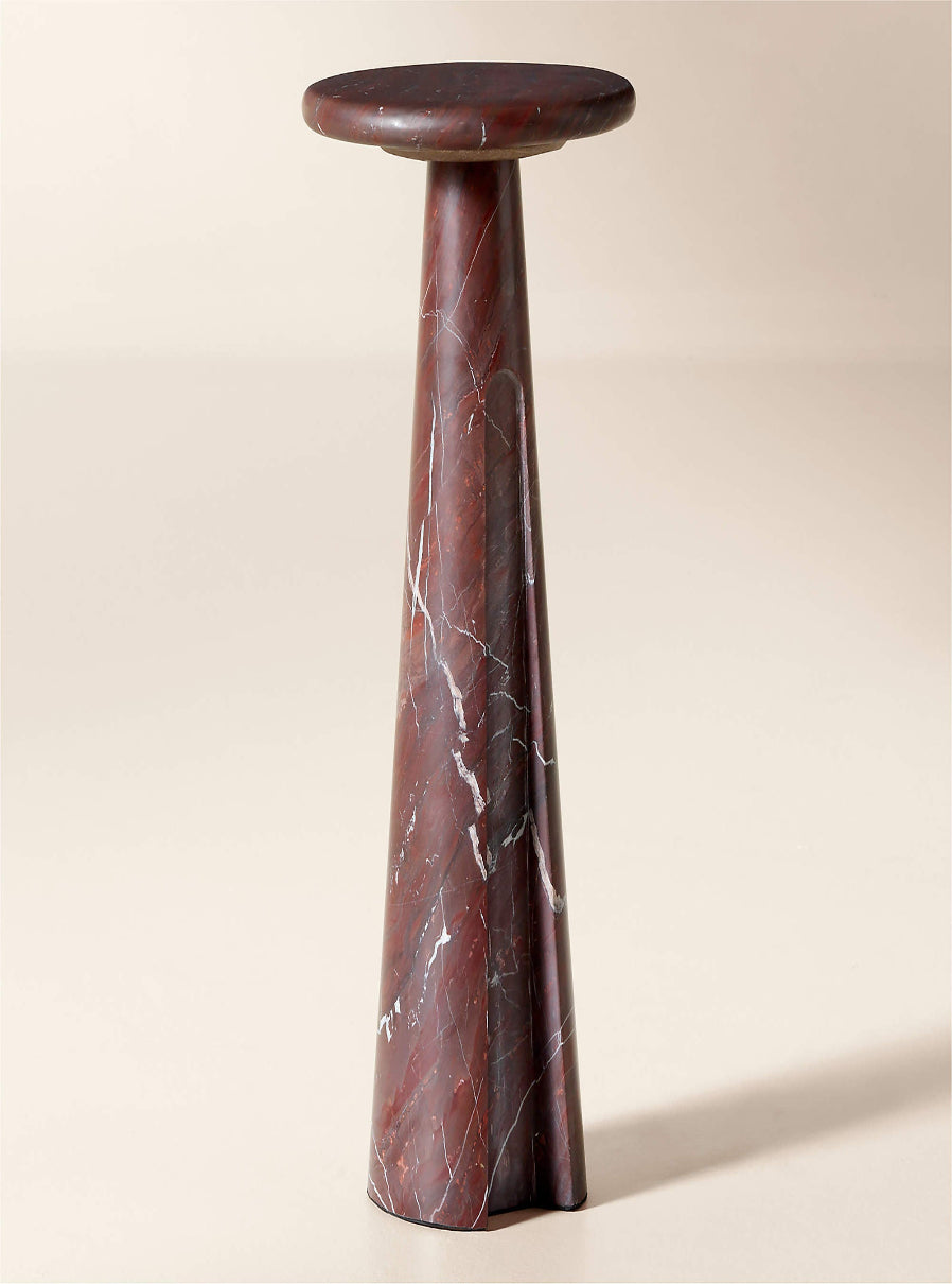 Ciccio Red Marble Side Table